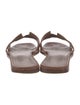 Hermès Oran Leather Slides
