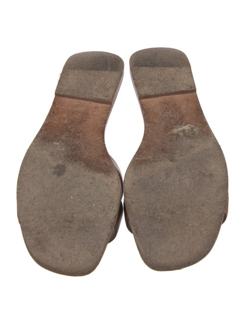 Hermès Oran Leather Slides