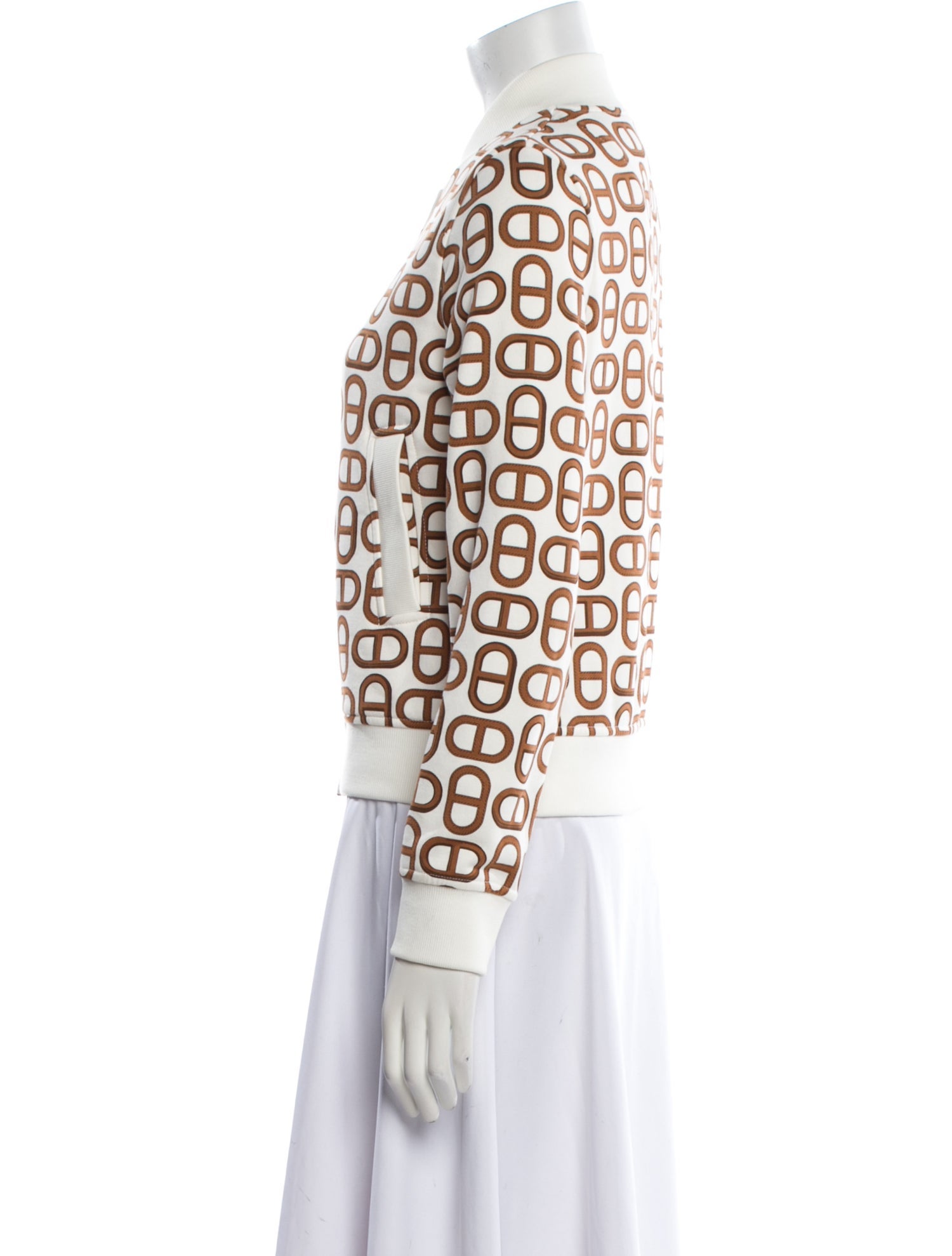 Hermès Printed Evening Jacket