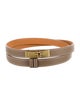 Hermès 18 mm Epsom Leather Kelly Belt
