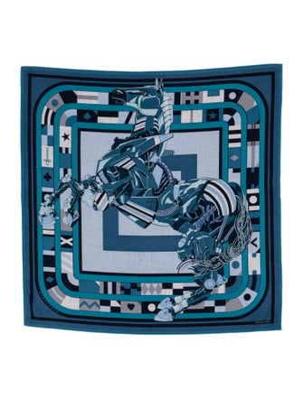 Hermès Robocabar Cashmere Scarf