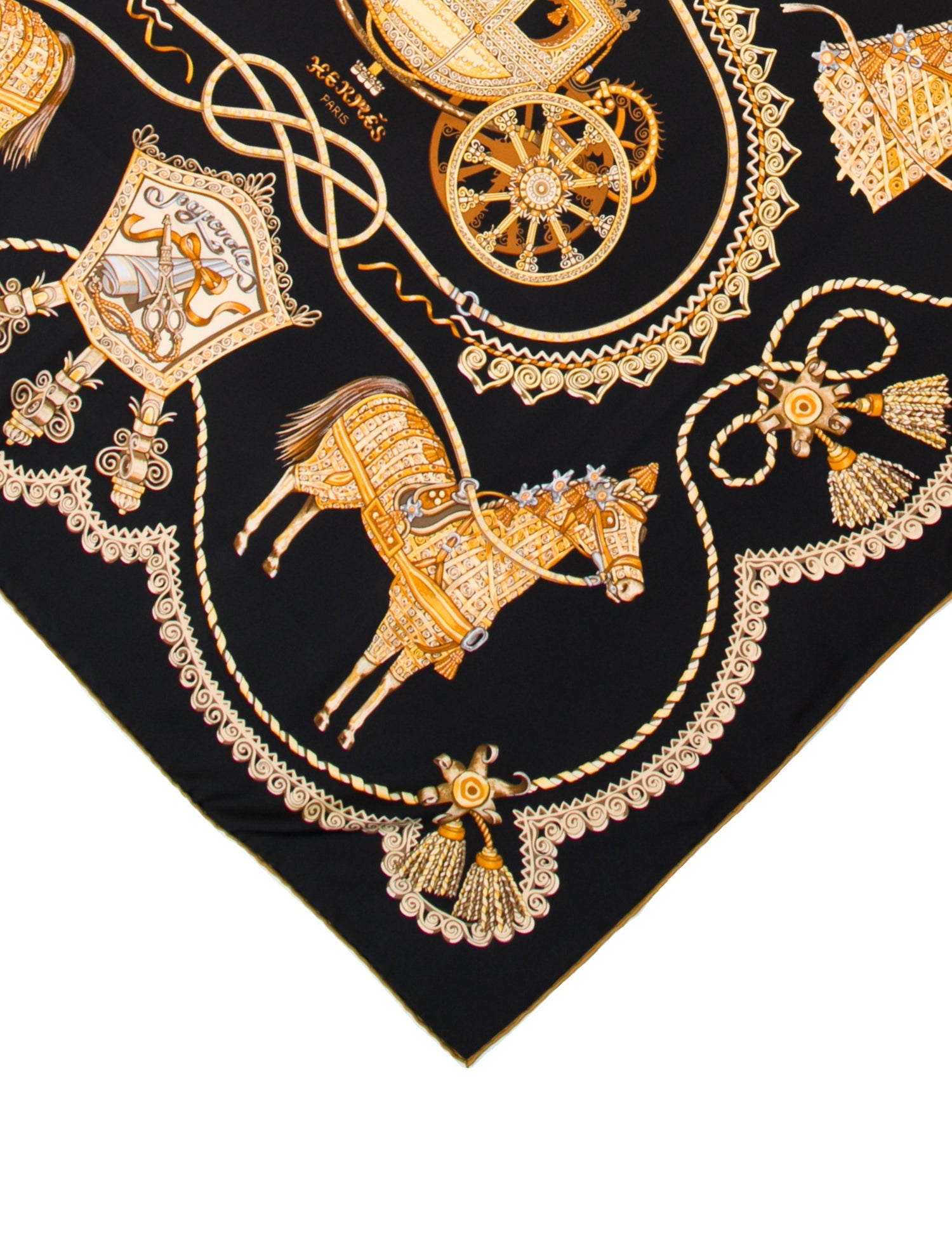 Hermès Paperoles Silk Scarf