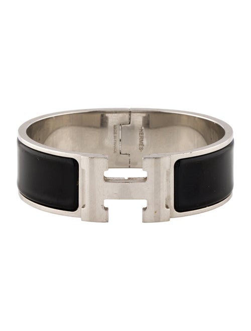 Hermès Enamel Clic Clac H Bangle Bracelet