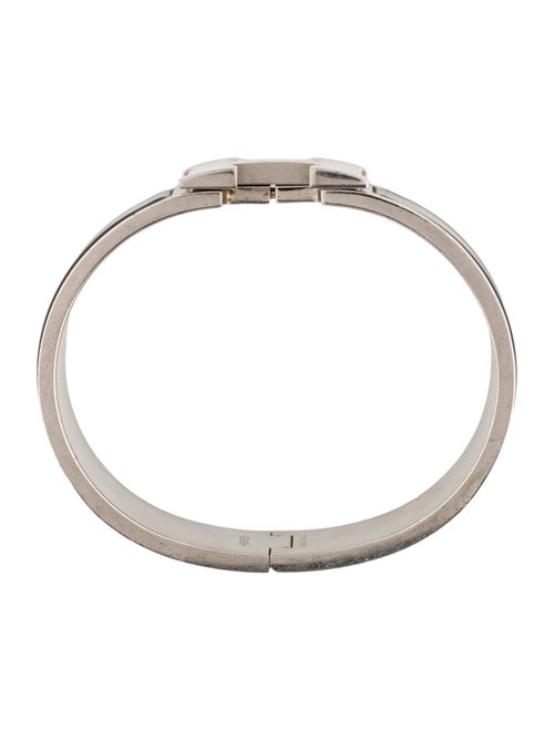 Hermès Enamel Clic Clac H Bangle Bracelet
