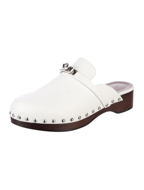 Hermès Carlotta Leather Mules