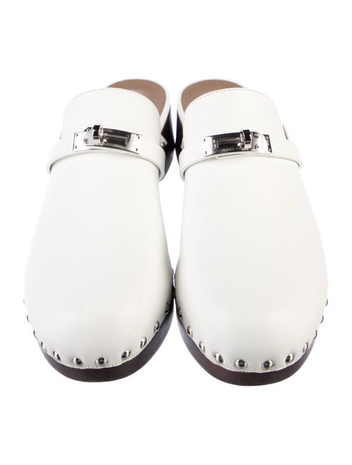 Hermès Carlotta Leather Mules