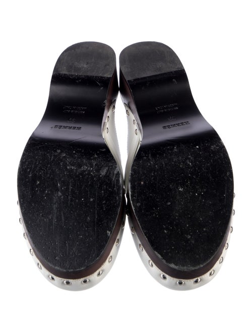 Hermès Carlotta Leather Mules