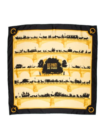 Hermès Les Ponts De Paris Silk Scarf