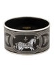 Hermès Extra Wide Enamel Bangle Bracelet