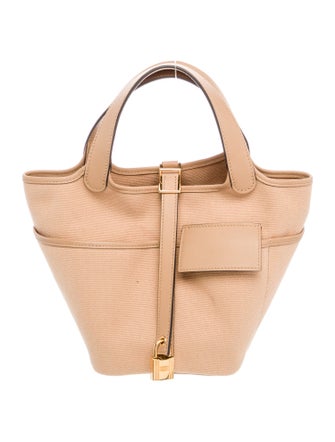 Hermès Toile Goeland & Swift Cargo Picotin Lock 18