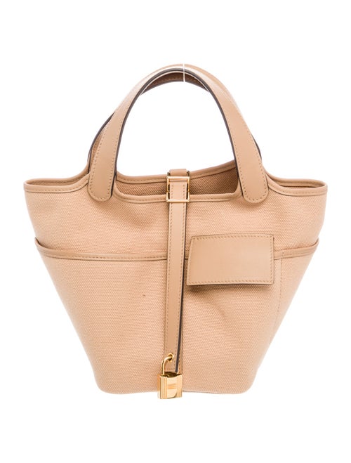 Hermès Toile Goeland & Swift Cargo Picotin Lock 18