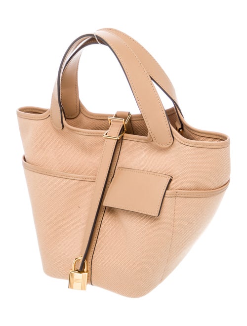 Hermès Toile Goeland & Swift Cargo Picotin Lock 18