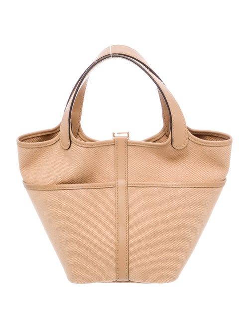 Hermès Toile Goeland & Swift Cargo Picotin Lock 18