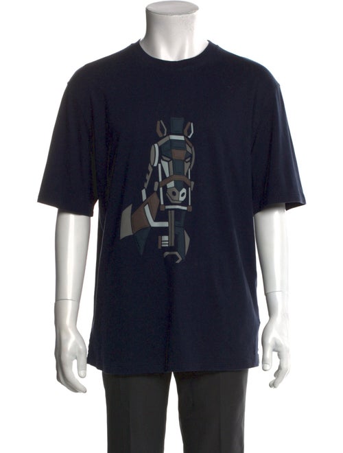 Hermès Mega Chariot 3D Graphic Print T-Shirt