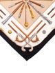 Hermès Cannes et Pommeaux Silk Scarf