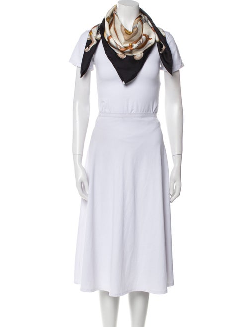 Hermès Cannes et Pommeaux Silk Scarf