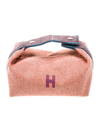 Hermès Small Wool Natte Bride-a-Brac Pouch