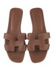 Hermès Oran Leather Slides