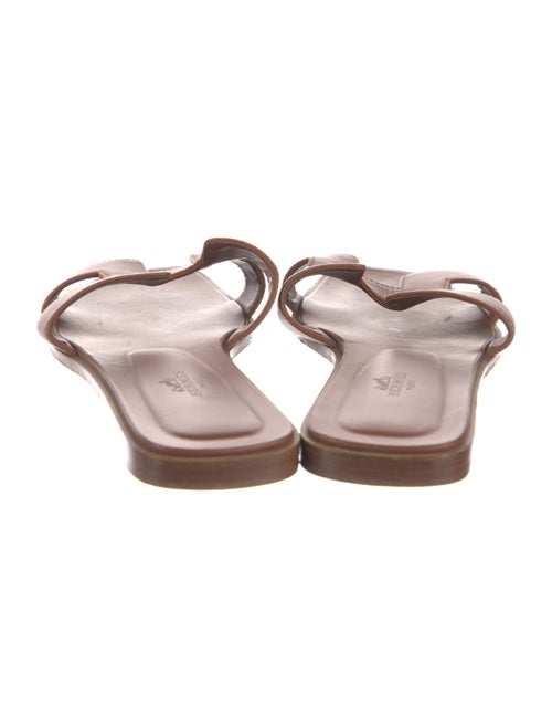 Hermès Oran Leather Slides