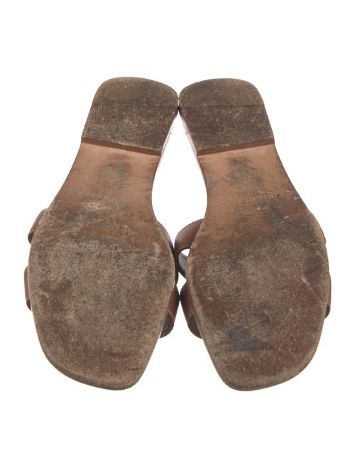 Hermès Oran Leather Slides