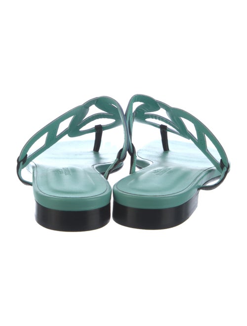 Hermès Beach Chaîne d'Ancre Insignia Slides