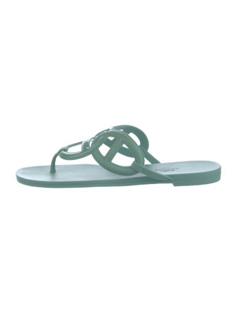 Hermès Egerie Chaîne d'Ancre Insignia Flip Flops