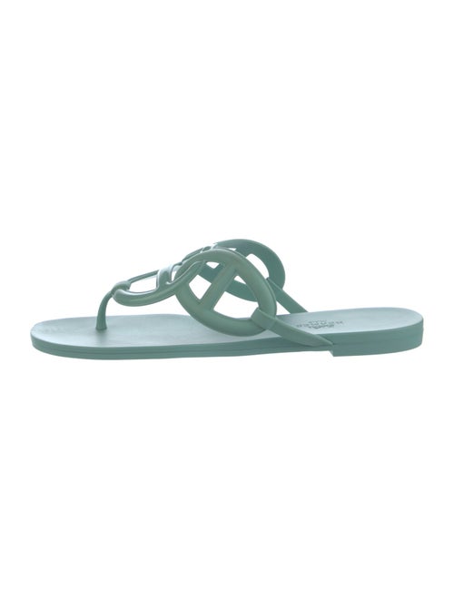 Hermès Egerie Chaîne d'Ancre Insignia Flip Flops