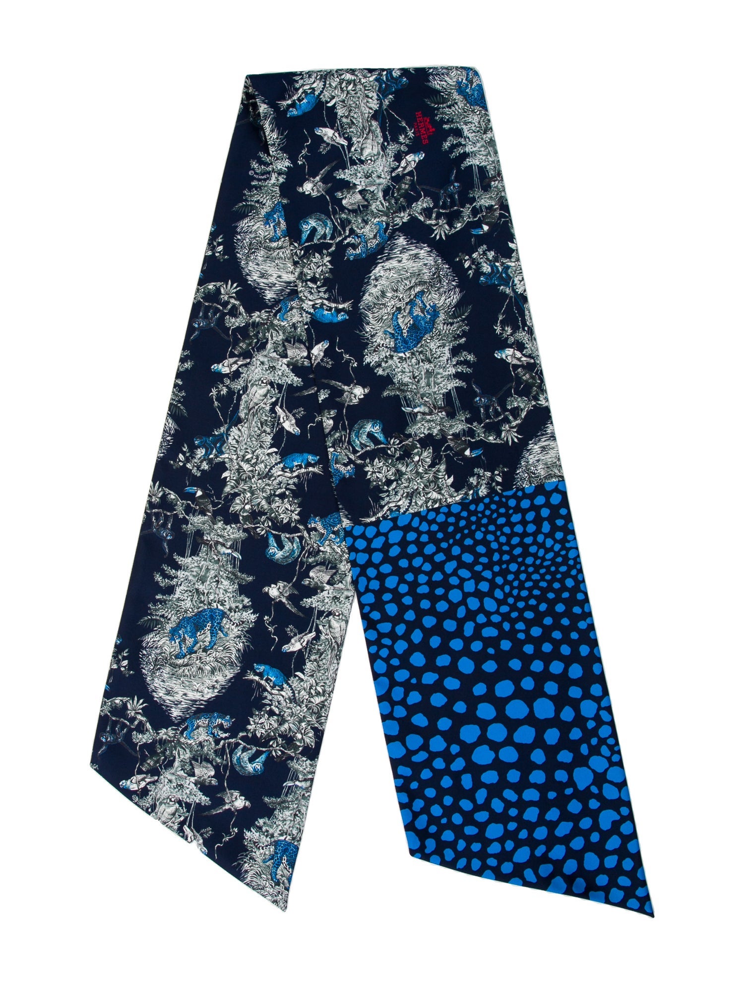 Hermès Equateur Maxi Silk Twilly Scarf