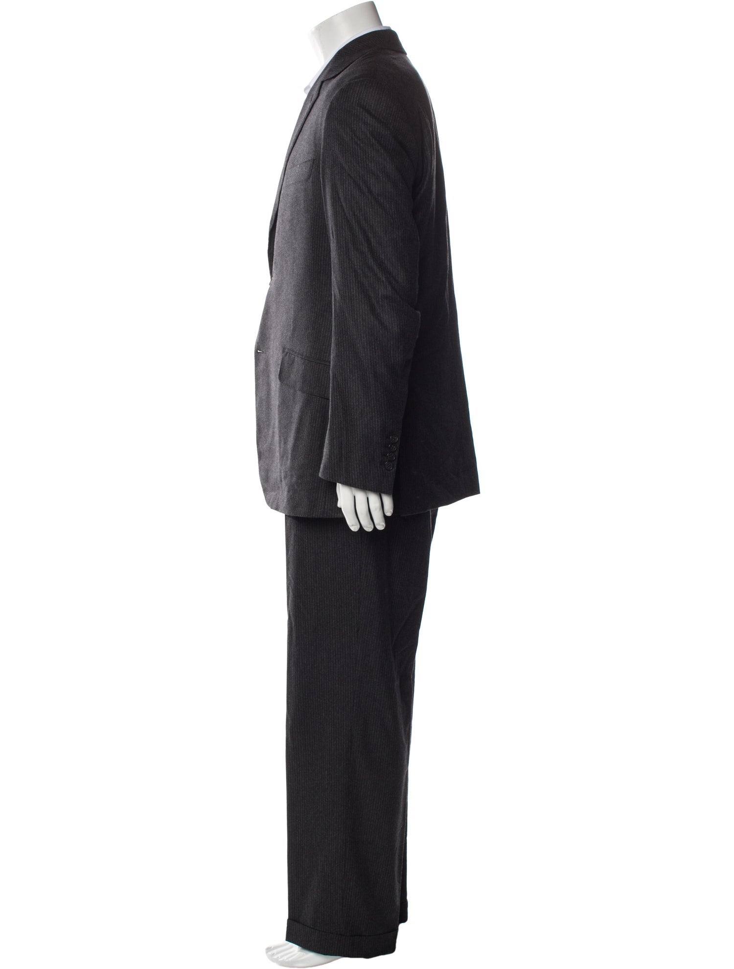 Hermès Cashmere Striped Two-Piece Suit