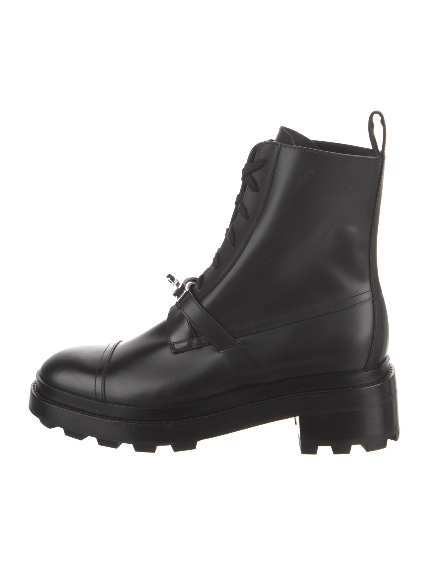 Hermès Funk Calfskin Combat Boots