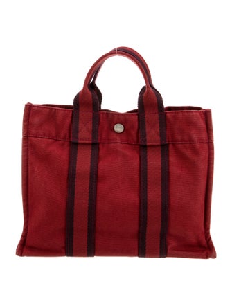 Hermès Toile Fourre-Tout PM