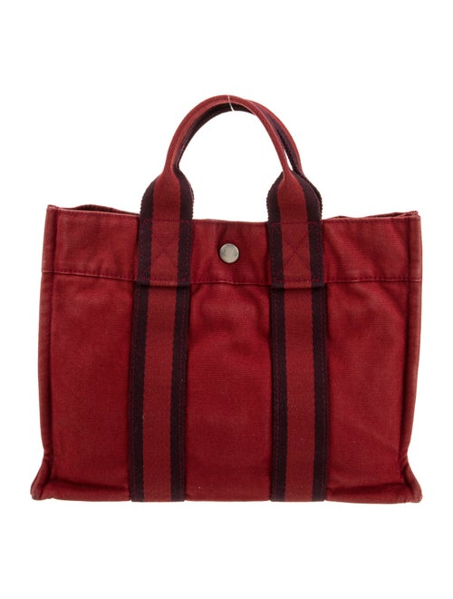 Hermès Toile Fourre-Tout PM