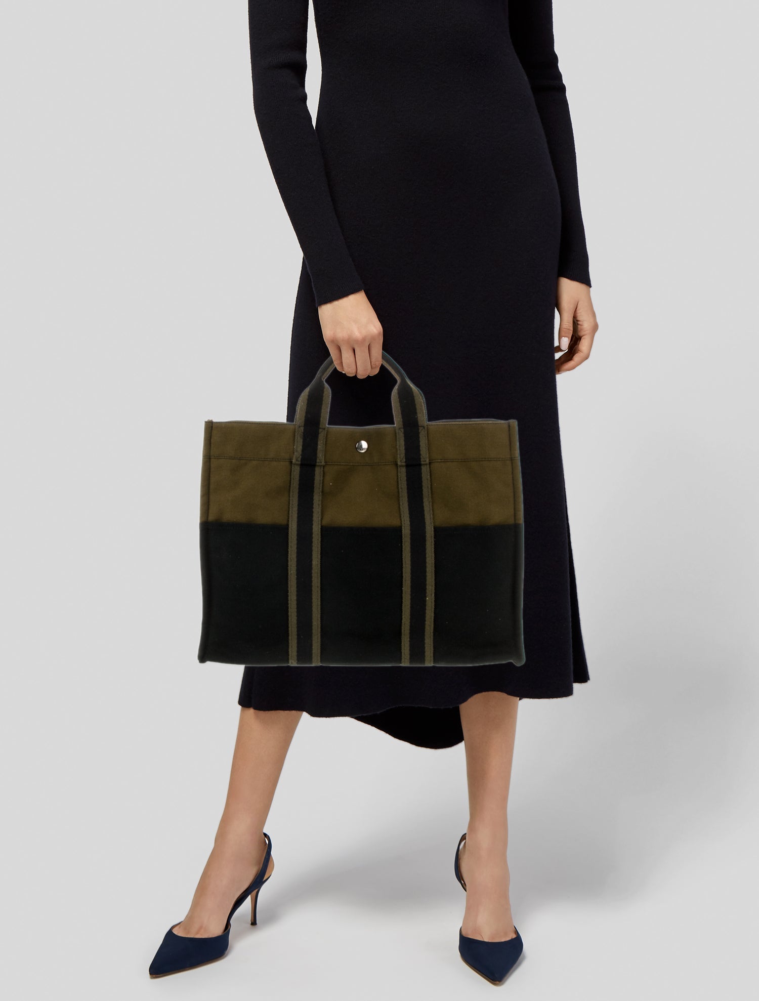 Hermès Toile Fourre-Tout MM