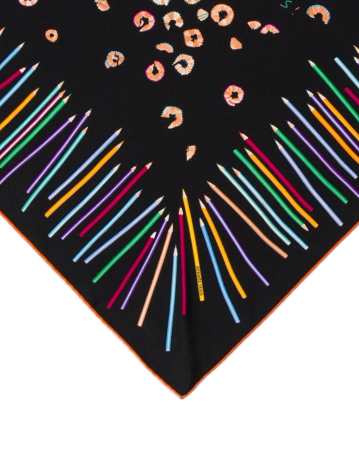 Hermès A Vos Crayons! Silk Scarf