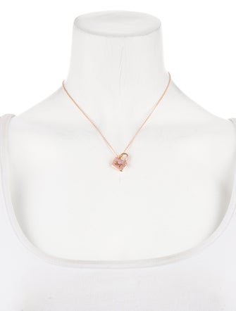 Hermès 18K Sapphire Amulettes Constance Pendant Necklace