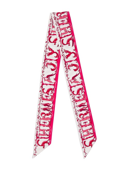 Hermès Alphabet III Silk Twilly Scarf