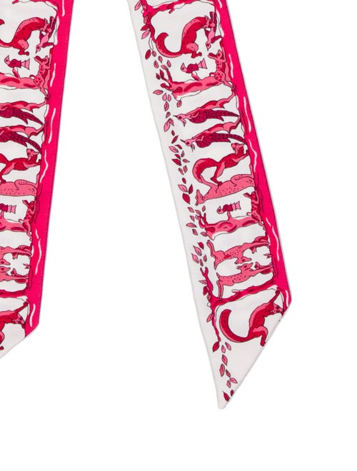 Hermès Alphabet III Silk Twilly Scarf