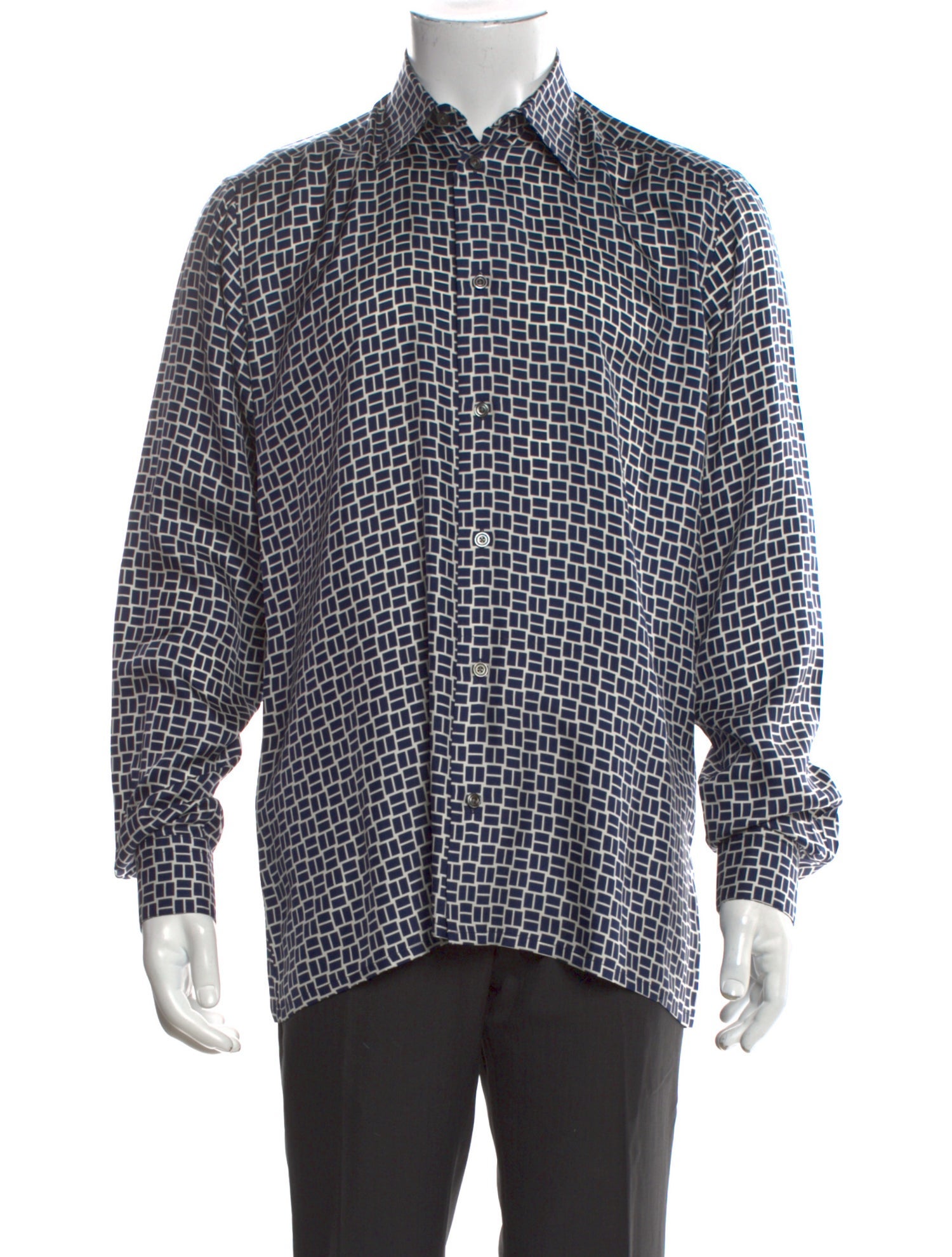 Hermès Silk Printed Shirt