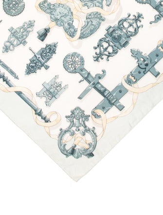 Hermès Ferronnerie Silk Scarf