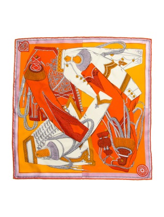 Hermès Zouaves et Dragona Silk Scarf