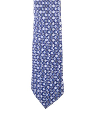 Hermès Silk Pattern Tie