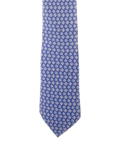 Hermès Silk Pattern Tie