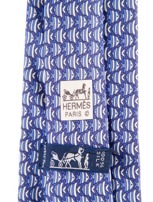 Hermès Silk Pattern Tie