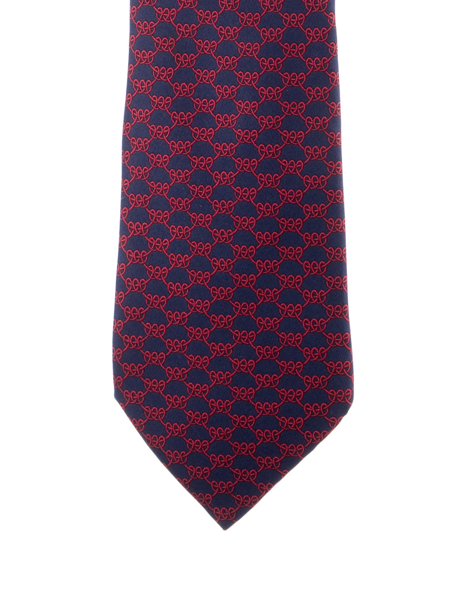 Hermès Silk Printed Tie