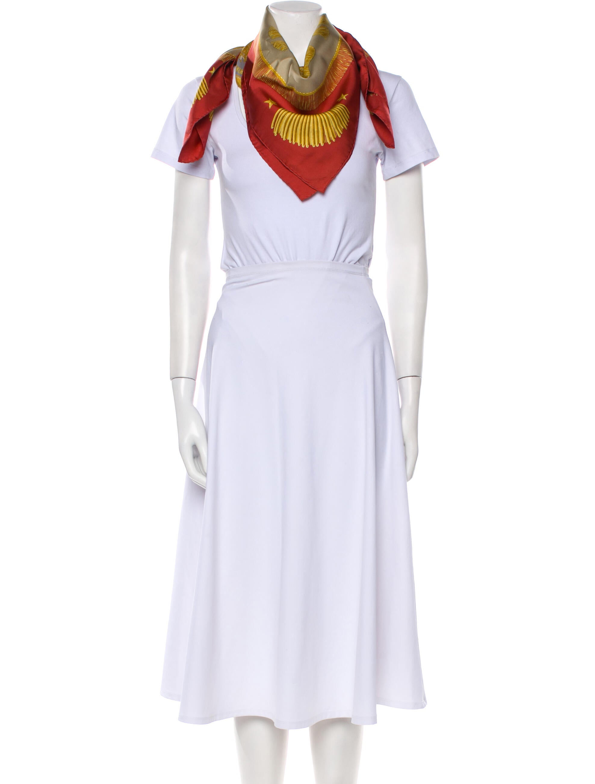 Hermès Poste et Cavalerie Silk Scarf