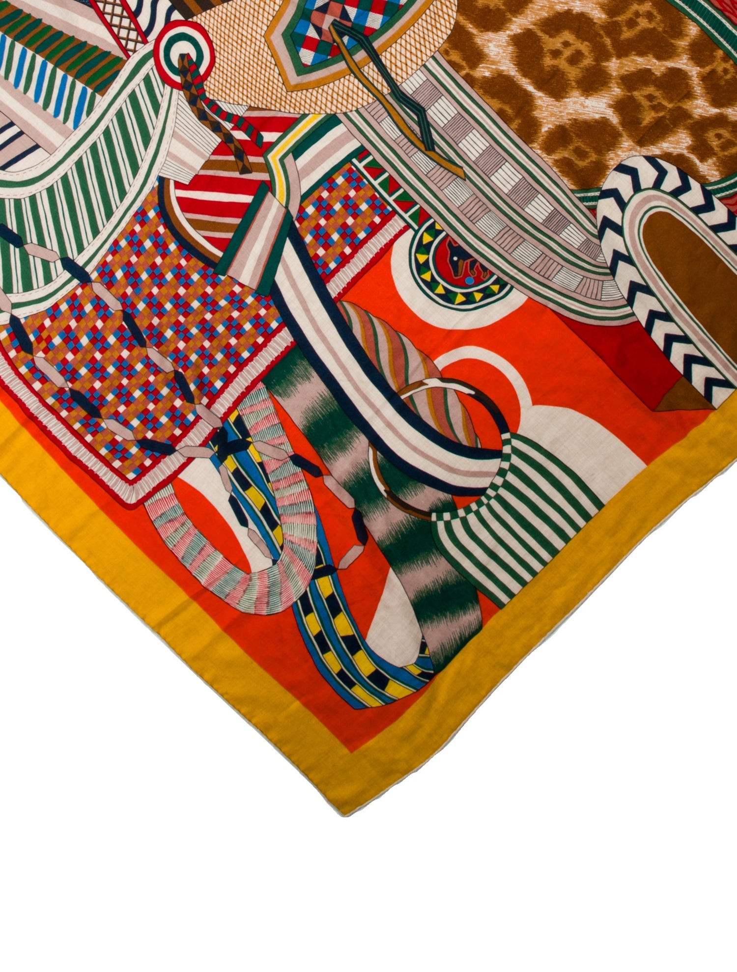 Hermès La Selle Imaginaire Cashmere Shawl