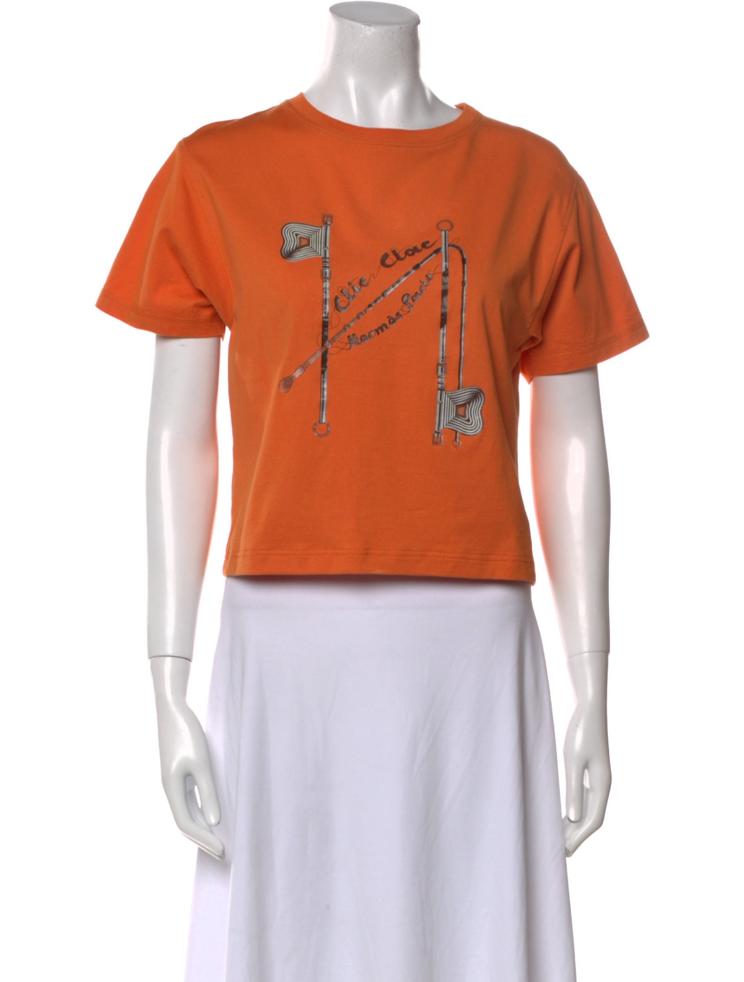 Hermès Graphic Print Crew Neck T-Shirt