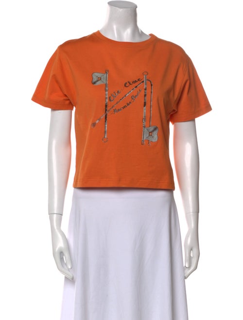 Hermès Graphic Print Crew Neck T-Shirt