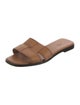 Hermès Leather Slides