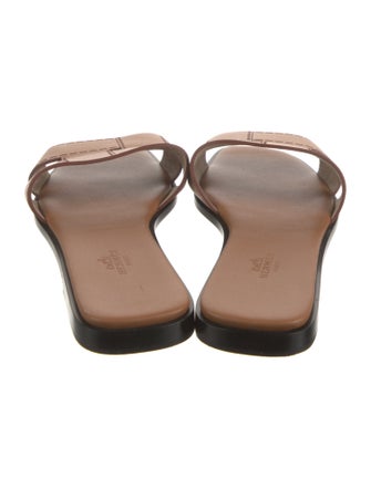 Hermès Leather Slides